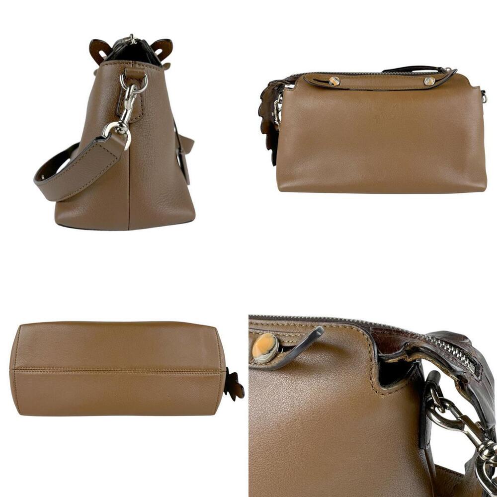 Fendi the Bag By Leather Shoulder Way Brown Handbag